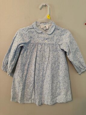 Me & Henry Blue Floral Long Sleeve Dress